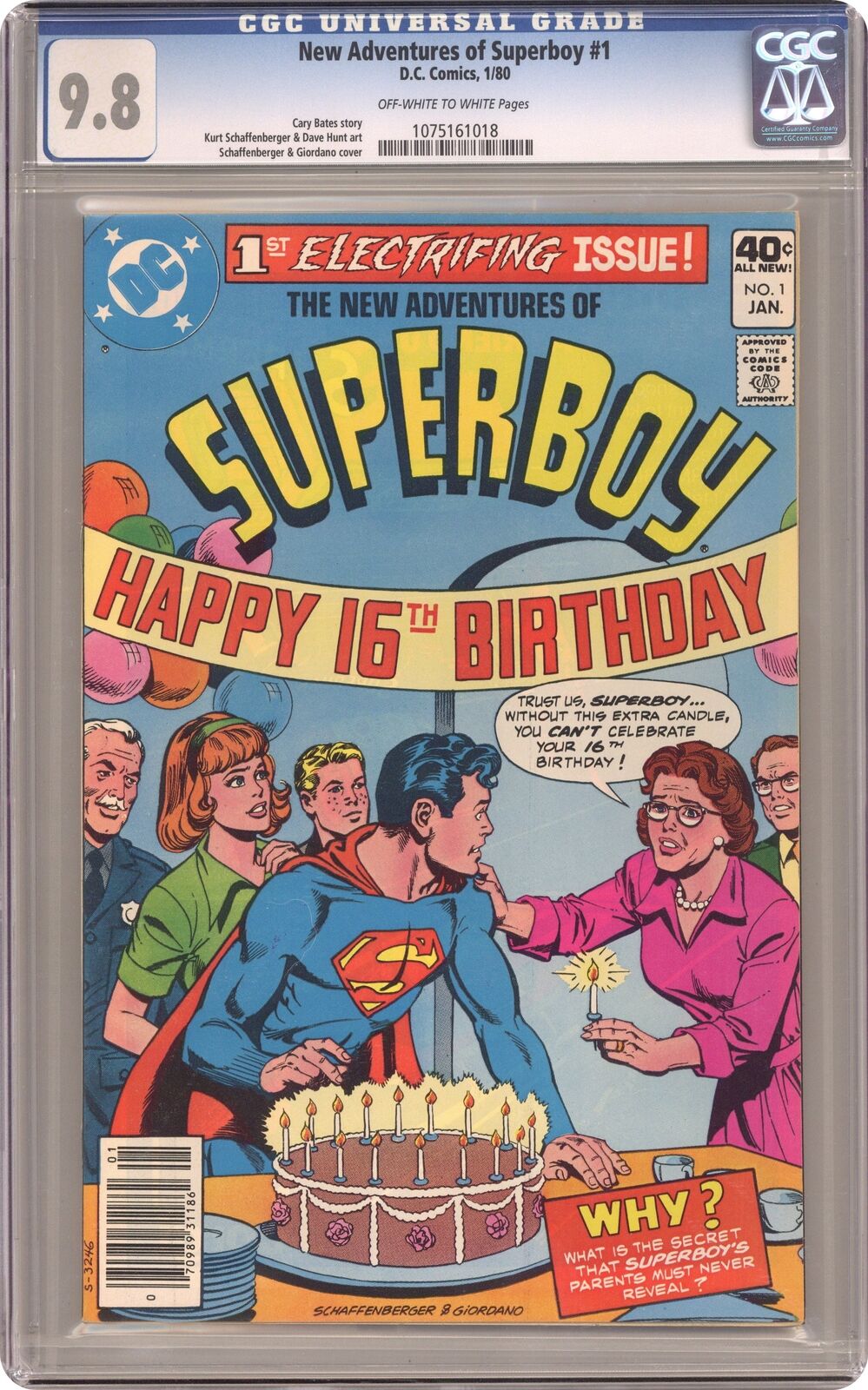New Adventures of Superboy #1 CGC 9.8 1980 1075161018