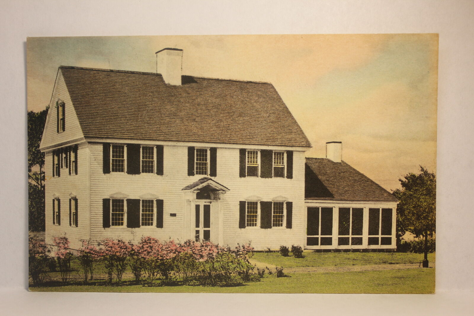 Postcard Gov. Oliver Wolcott House Colonial Village Dearborn Inn Dearborn MI B22