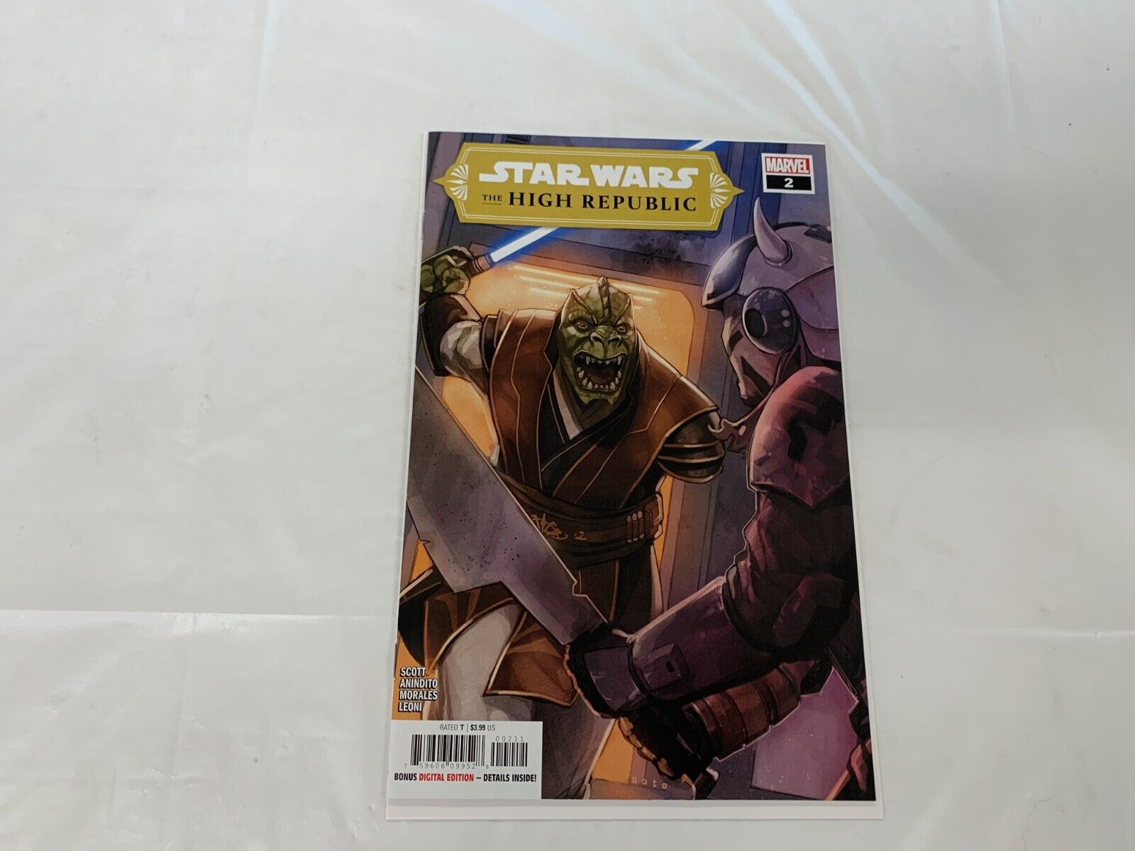 Star Wars The High Republic #2 1st Cameo of Vernestra Rwoh The Acolyte Marvel