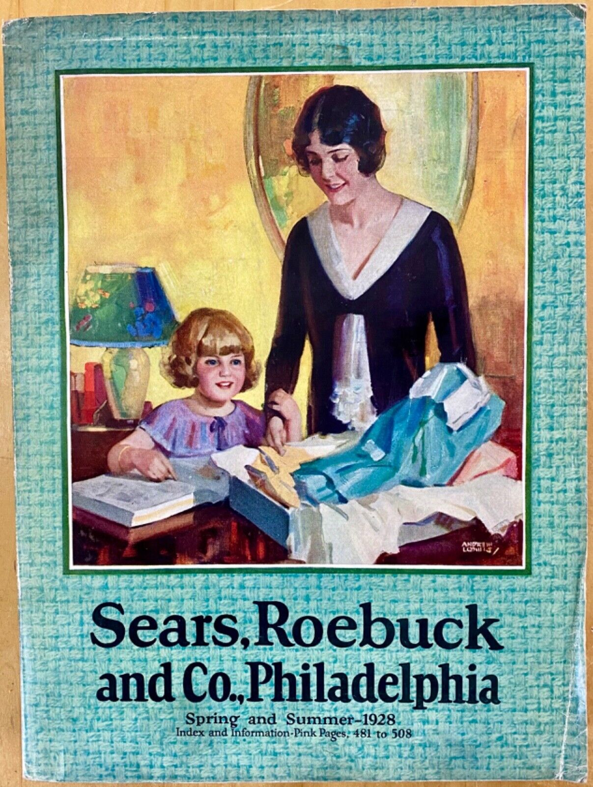 Vintage 1928 Sears Roebuck & Co. Spring-Summer Catalog No. 156 - Not A Reprint -