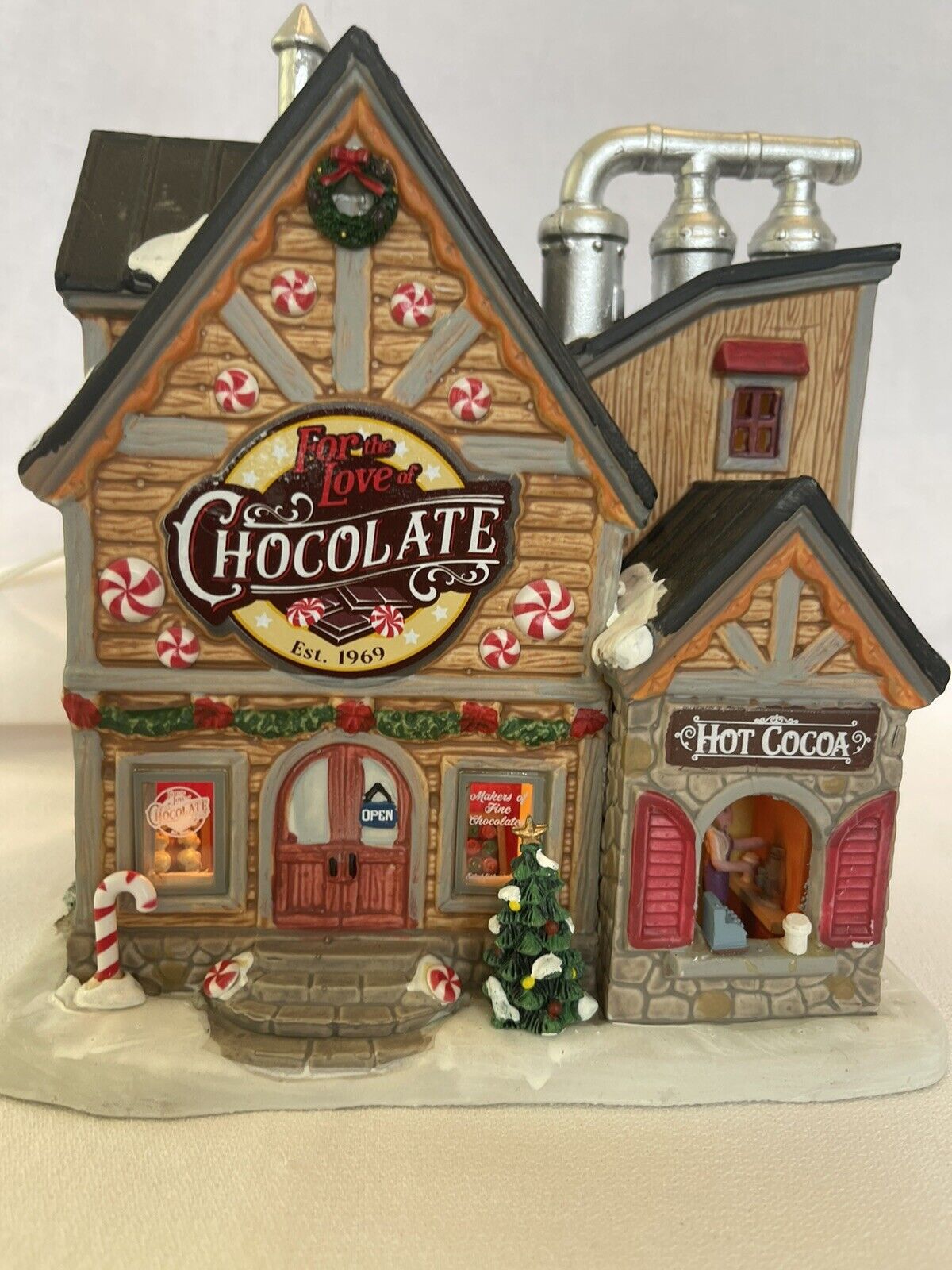Lemax 2021 For the Love of Chocolate Shop Porcelain Vail Village