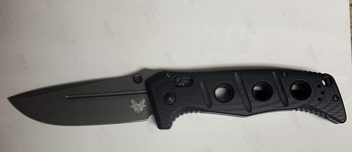 BENCHMADE Adamas 275GY-1 Knife CPM CruWear Steel & Black G10