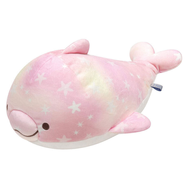 San-X Jinbe-san Pearl and Ika Jinbe-san Mochi Mochi Plush Toy M Pearl Dolphin