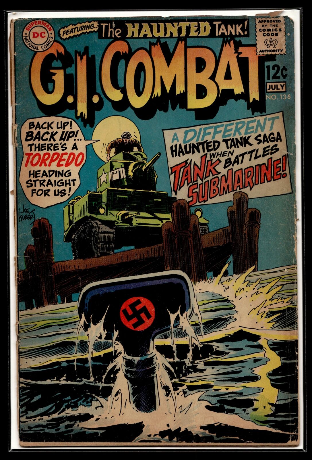1969 G.I. Combat #136 DC Comic