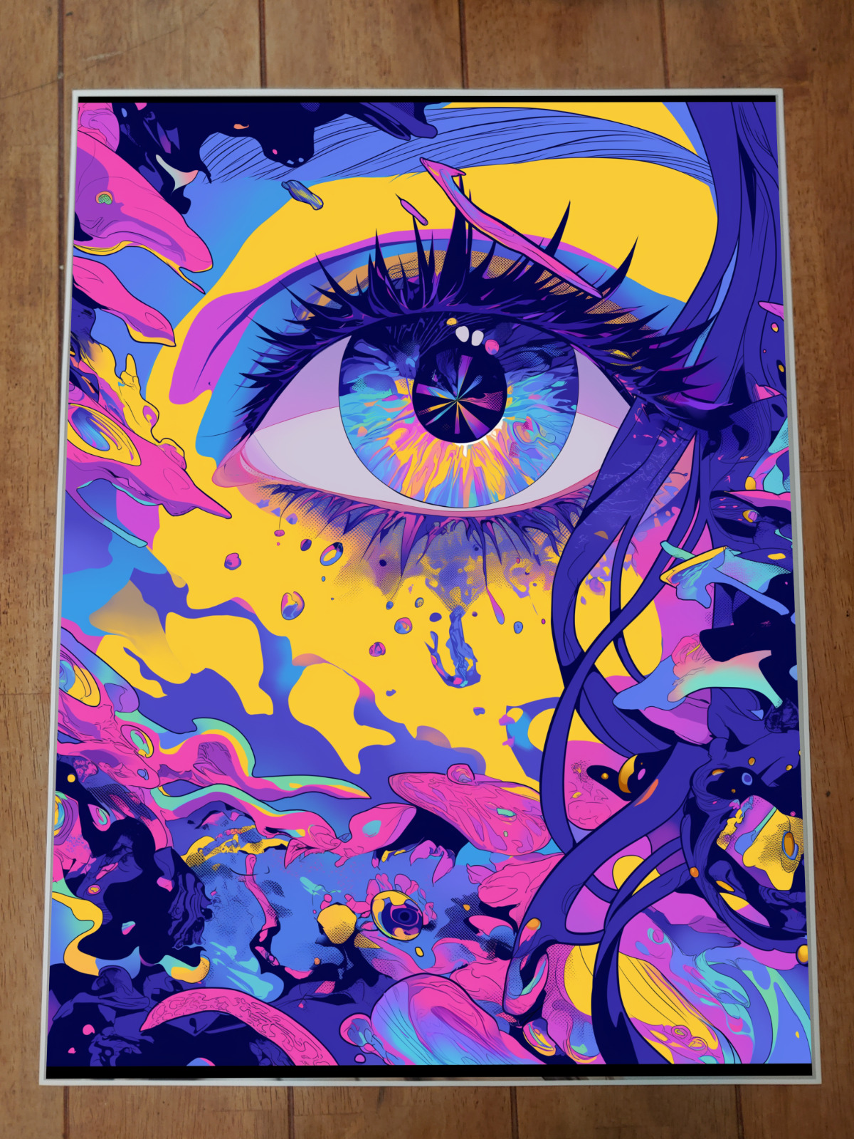 Eye Anime Style Poster 18x24in