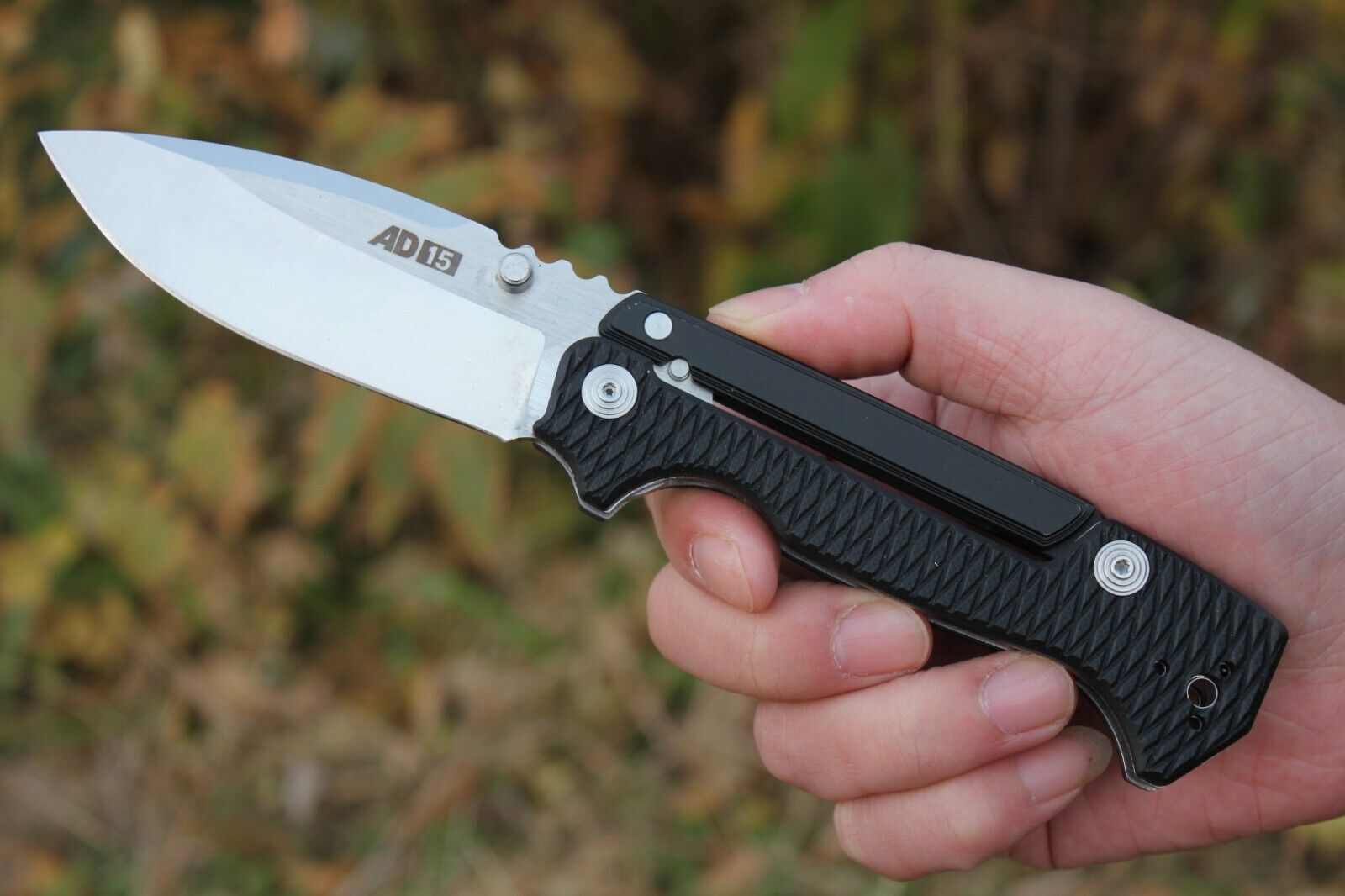 Lockback S35VN Blade Black G10 Handle Tactical Outdoor Tool Pocket Folding Knife