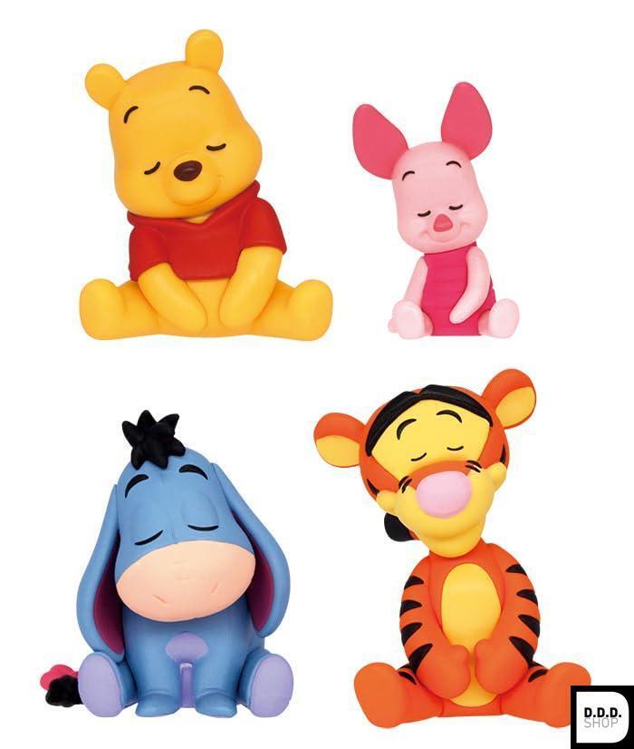 Shoulder Fig Winnie the Pooh All 4 set Gashapon capsule toys