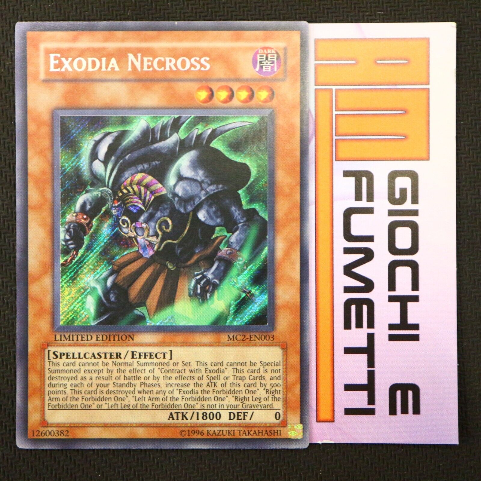EXODIA NECROSS in English YUGIOH rare SECRET yu-gi-oh FOR REAL COLLECTORS