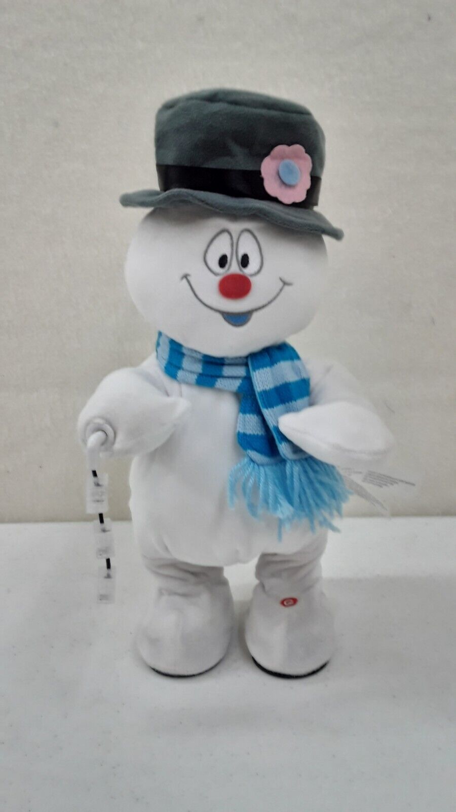 RARE VERY HTF GEMMY ANIMATRONIC 2020 SPINNING SNOWFLAKE FROSTY THE SNOWMAN NEW