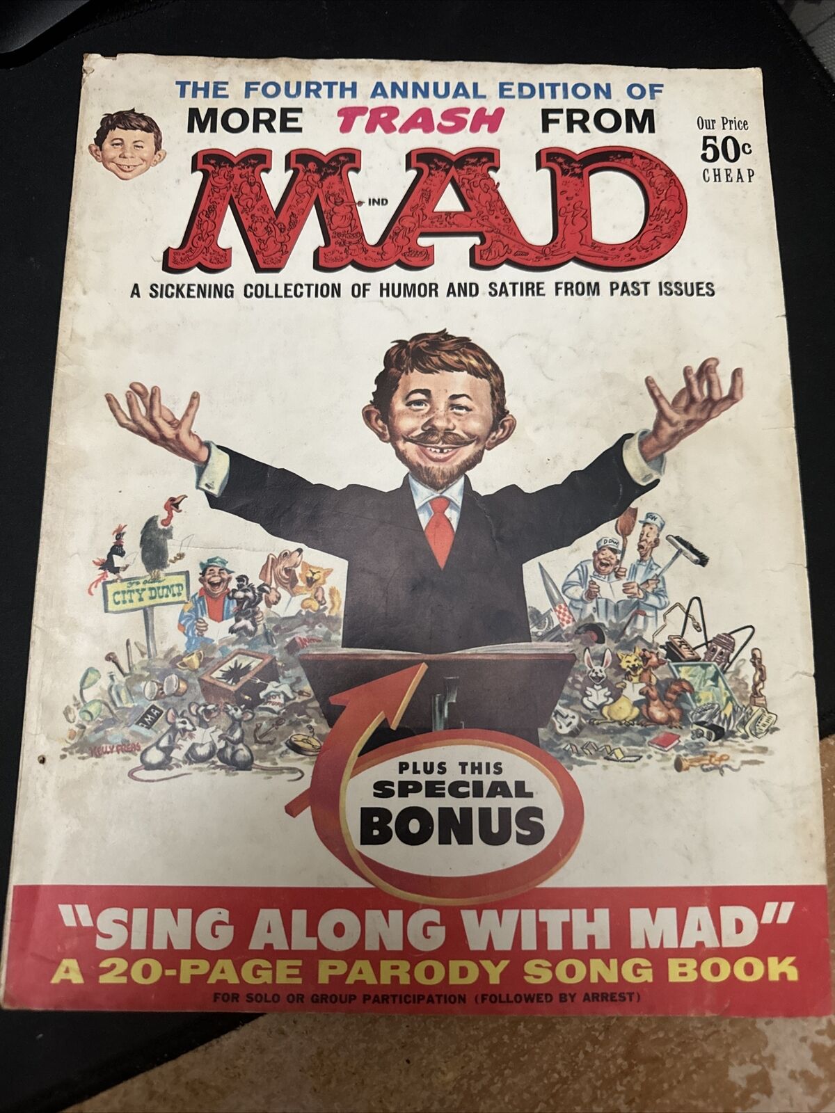1961 MAD Magazine Fourth Annual Edition With Sing Along