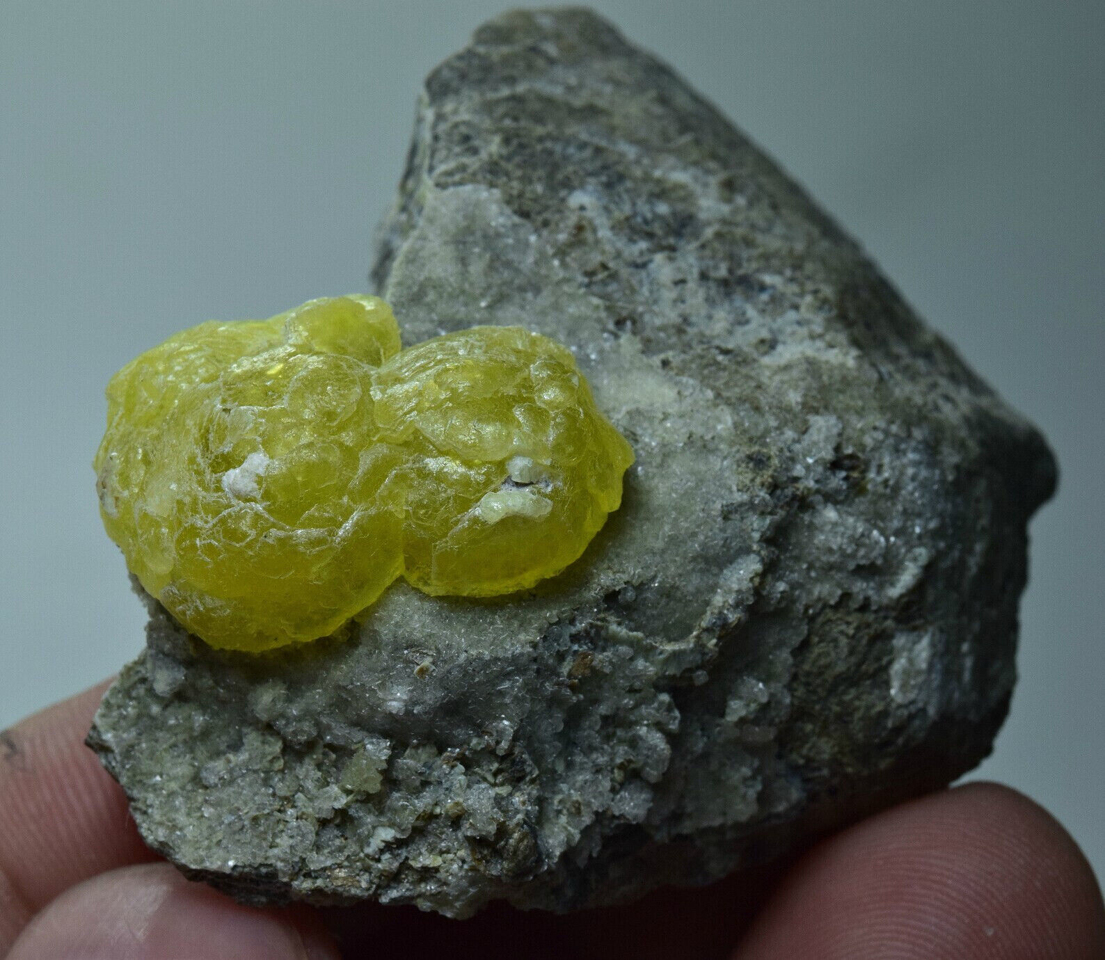 46 Gram Rare Superb Quality Top Yellow Colour Brucite Crystal Specimen