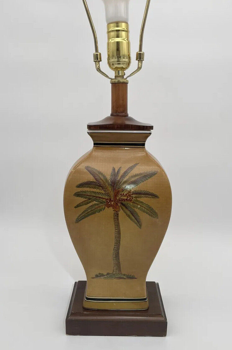 Rare Raymond Waites Large Tropical Lamp Ceramic No Shade