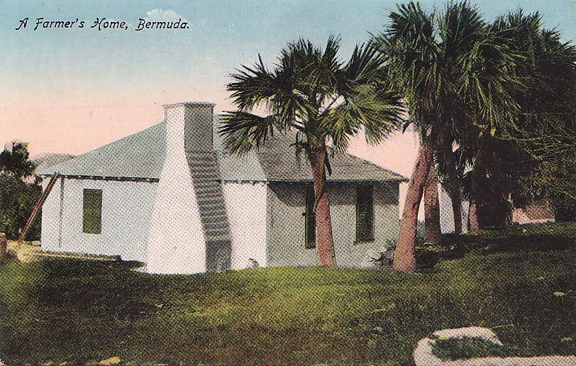 Postcard A Farmer\'s Home Bermuda