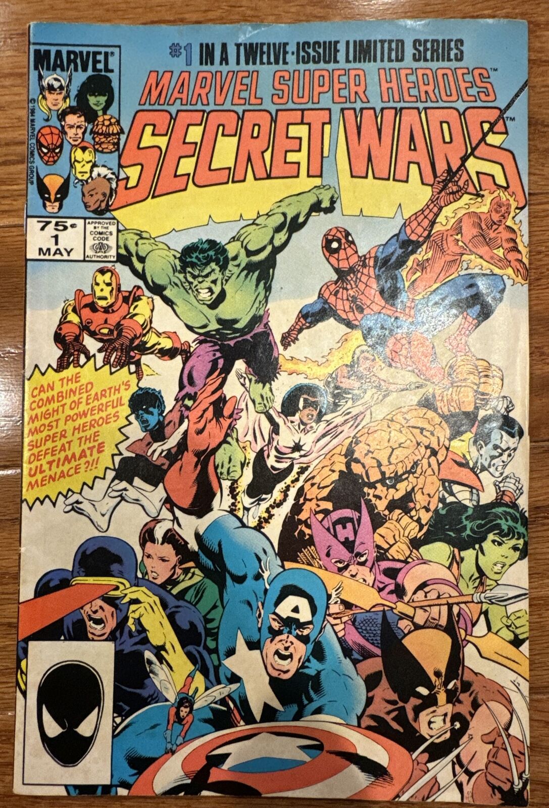 Marvel Comics MARVEL SUPER HEROES SECRET WARS May 1984 #1 Second Printing