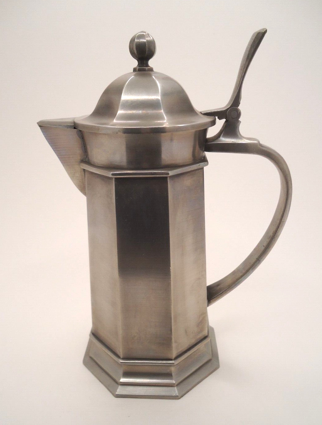 Frieling Zinn Pewter 8 Sided Coffee Tea Pot 95 Percent Germany   R3