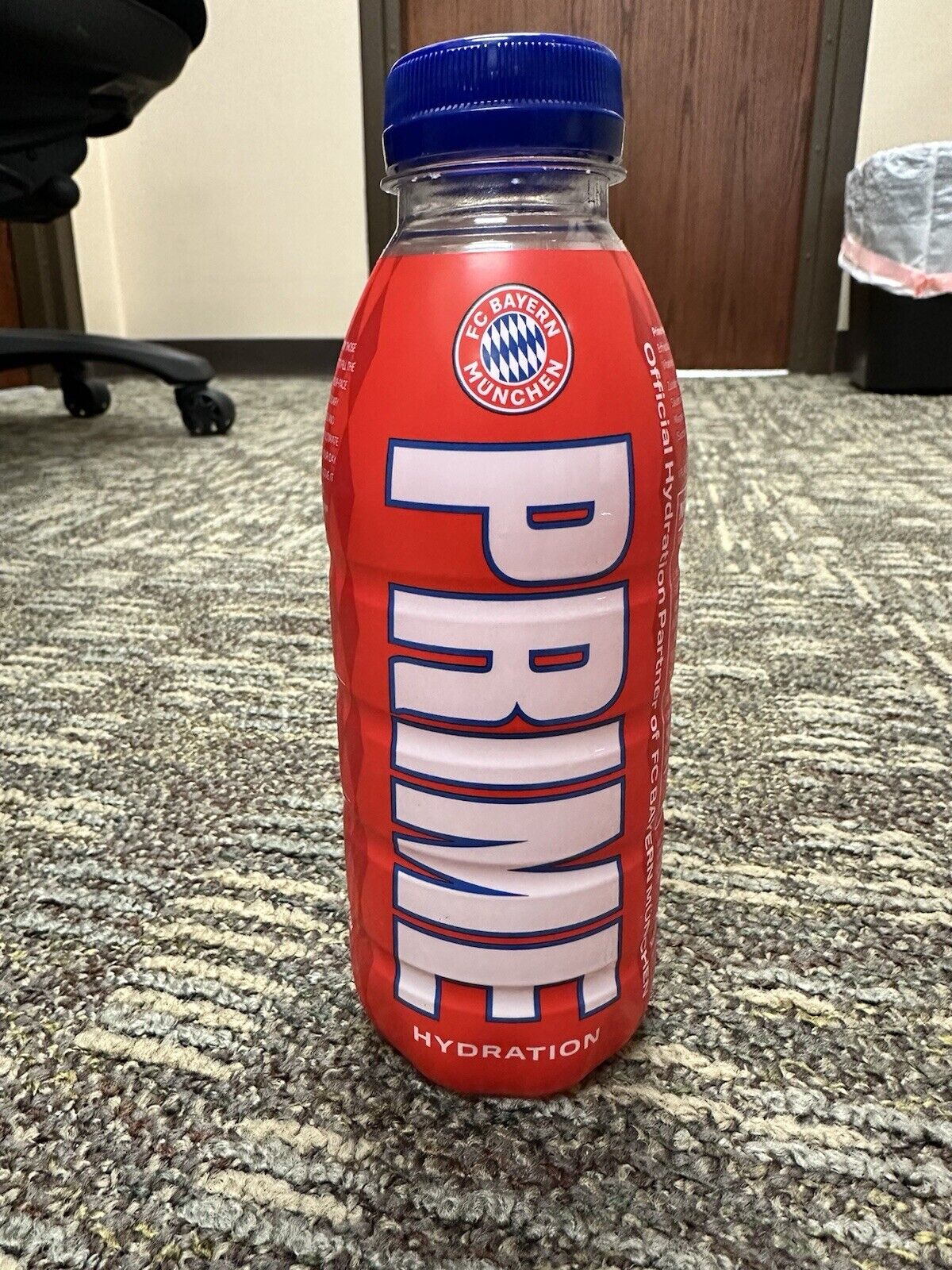 FC Bayern Munchen Prime Hydration;  On hand in TN in US