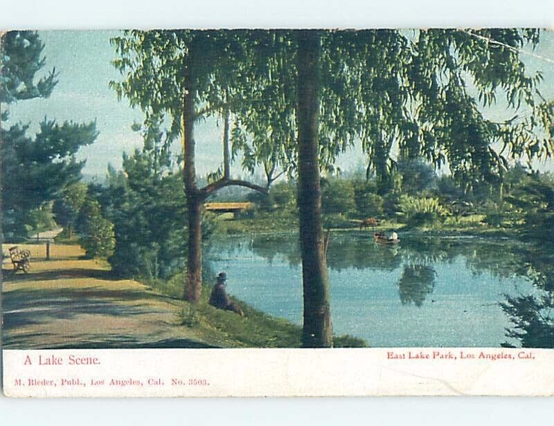Pre-1907 EAST LAKE PARK Los Angeles California CA 7/18 A1022