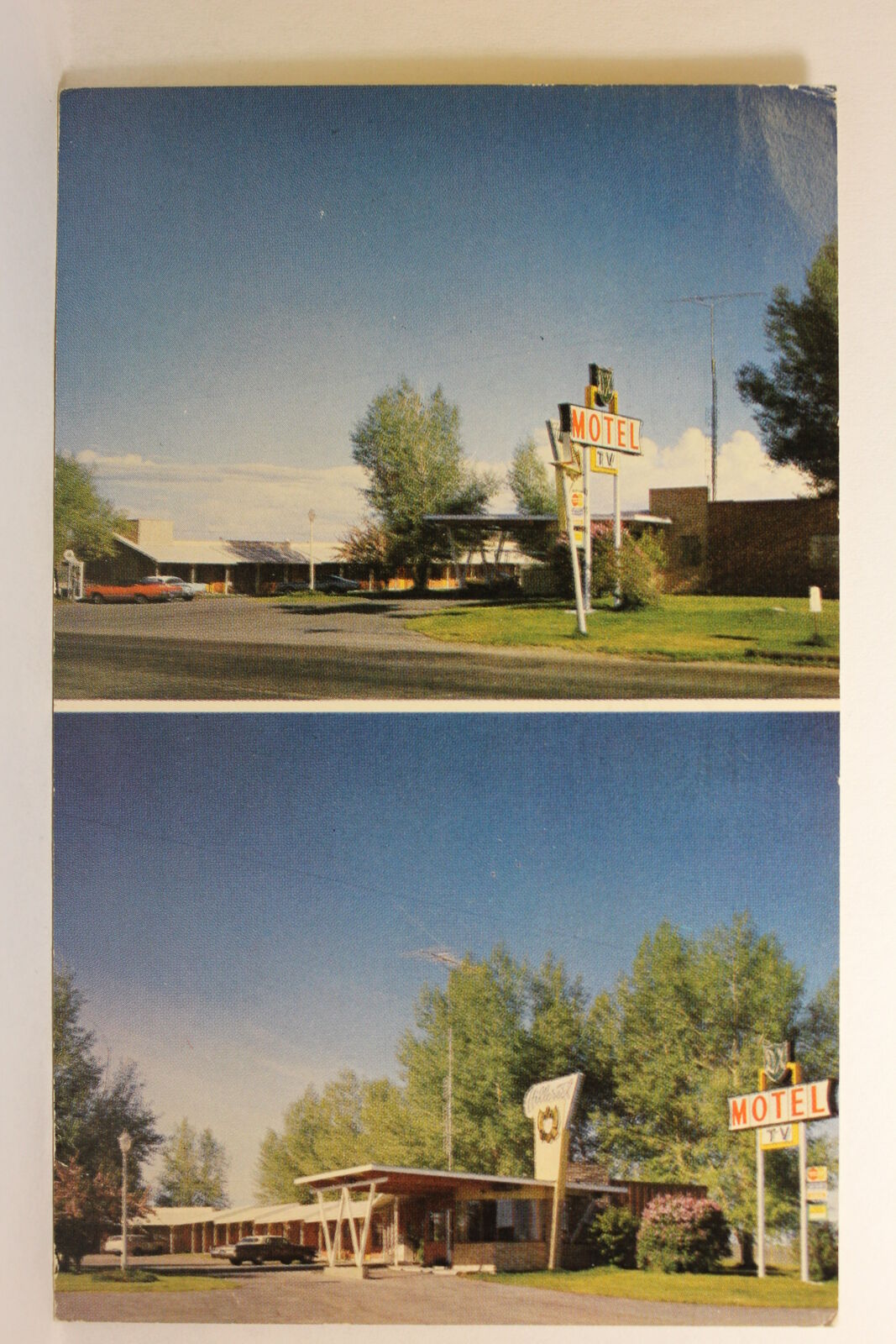 Postcard Hillcrest Motel West Evanston WY A17