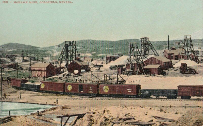 GOLDFIELD Nevada 1900-10s Mohawk Mine OLD PHOTO