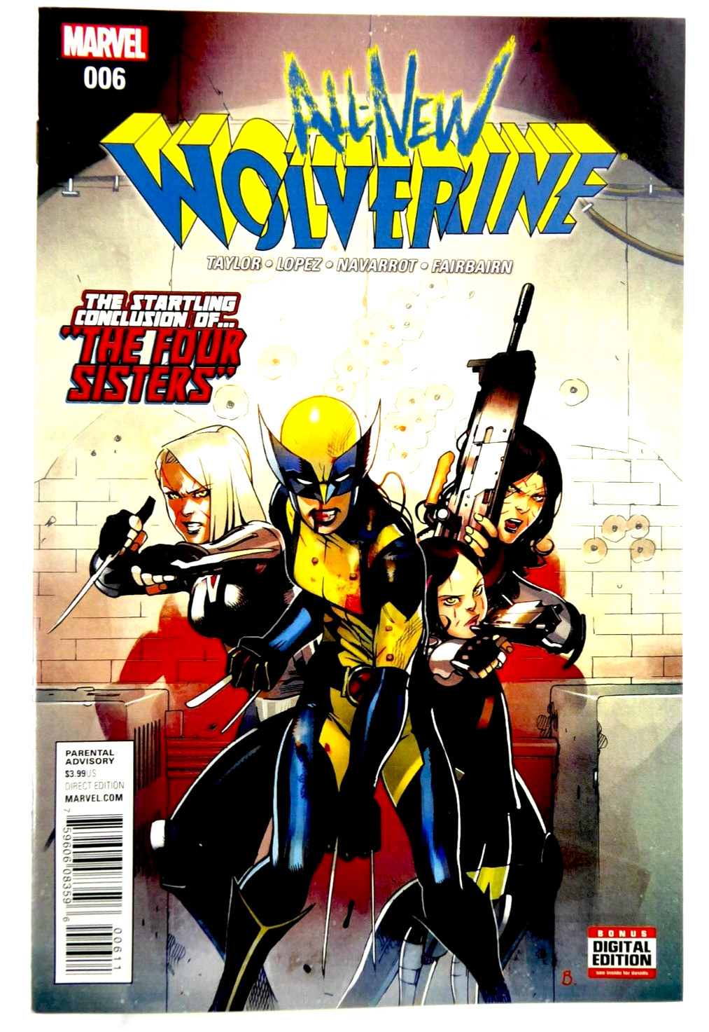 Marvel ALL-NEW WOLVERINE (2016) #6 Key 1st GABBY Cover VF/NM Ships FREE