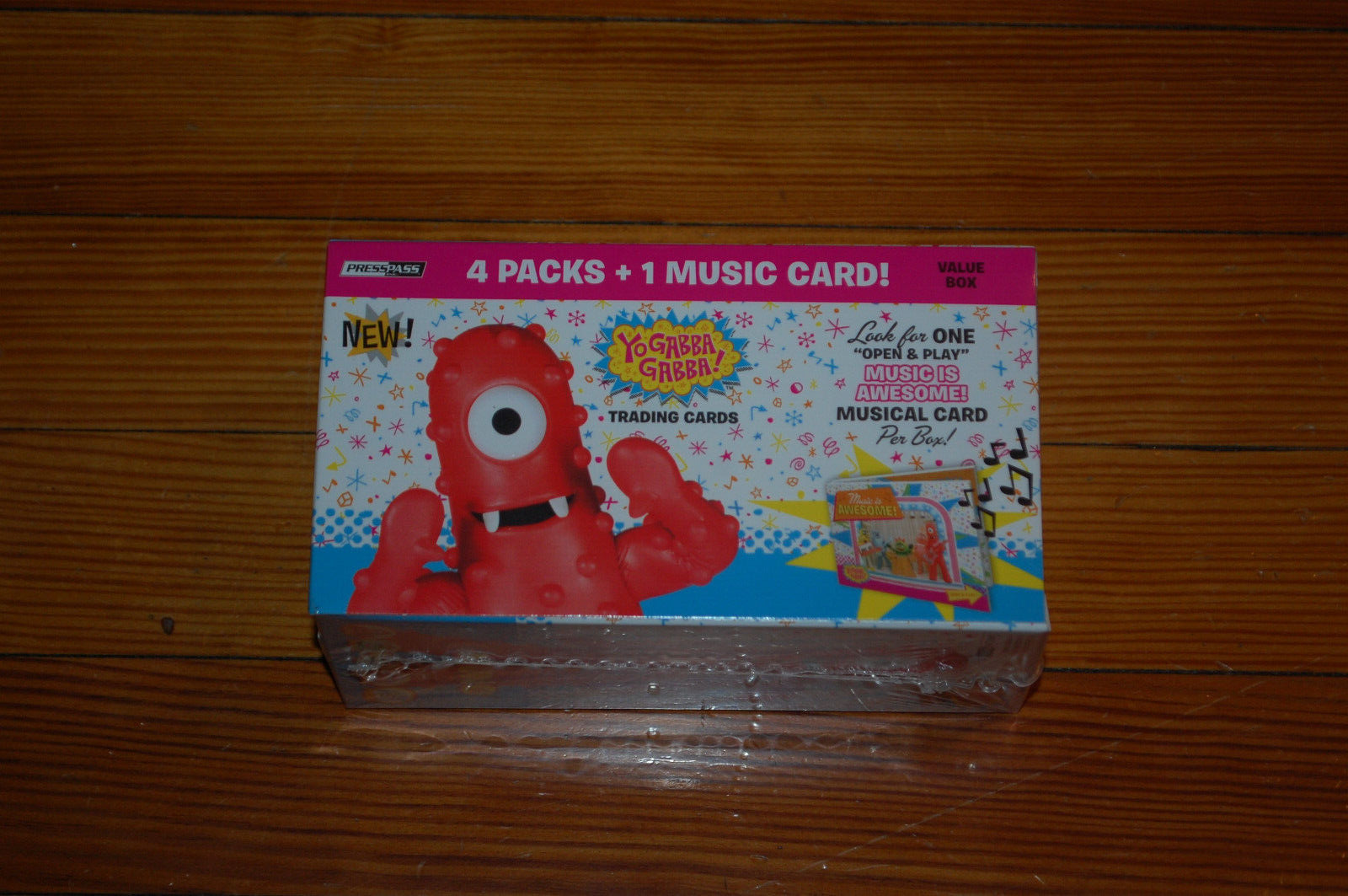 Yo Gabba Gabba Blaster Box-Trading Cards-Press Pass-Sealed Brand New 2012