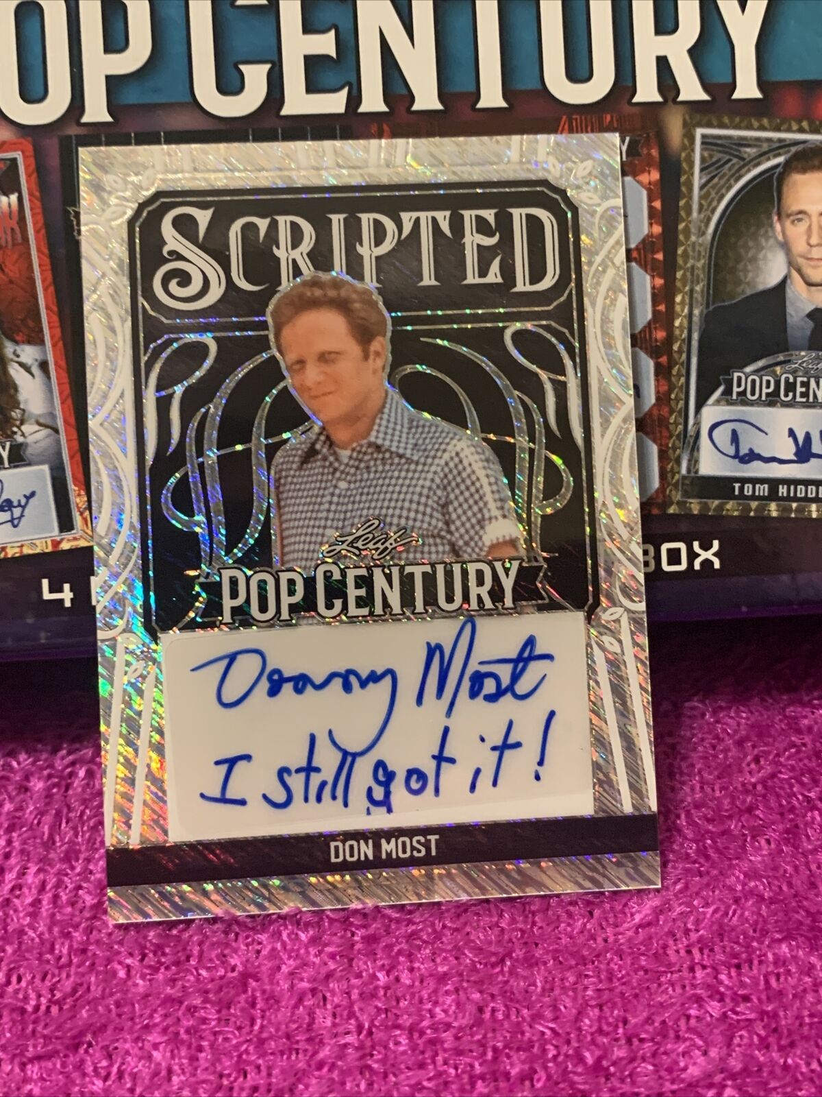 2024 LEAF METAL POP CENTURY SCRIPTED DON MOST AUTO AUTOGRAPH SILVER SHIMMER #/10