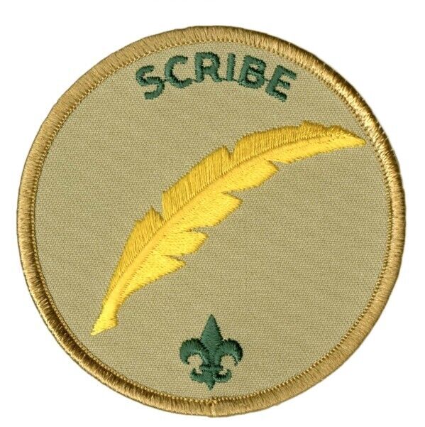 BSA Boy Scout Scribe Position Patch