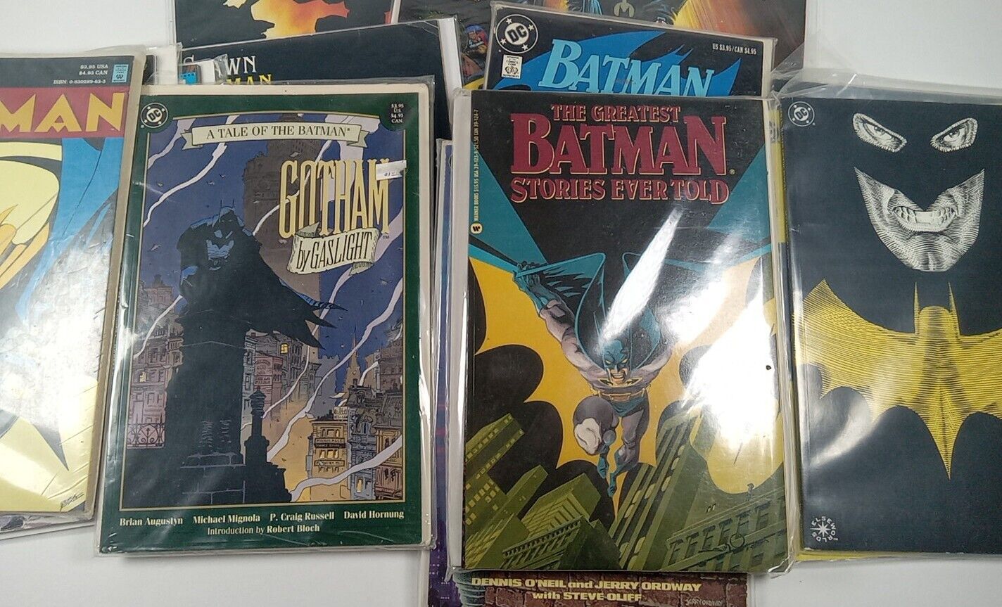 Huge Vintage Batman Gotham Spawn DC Comics Book Lot 14 Nice Trade Paperbacks