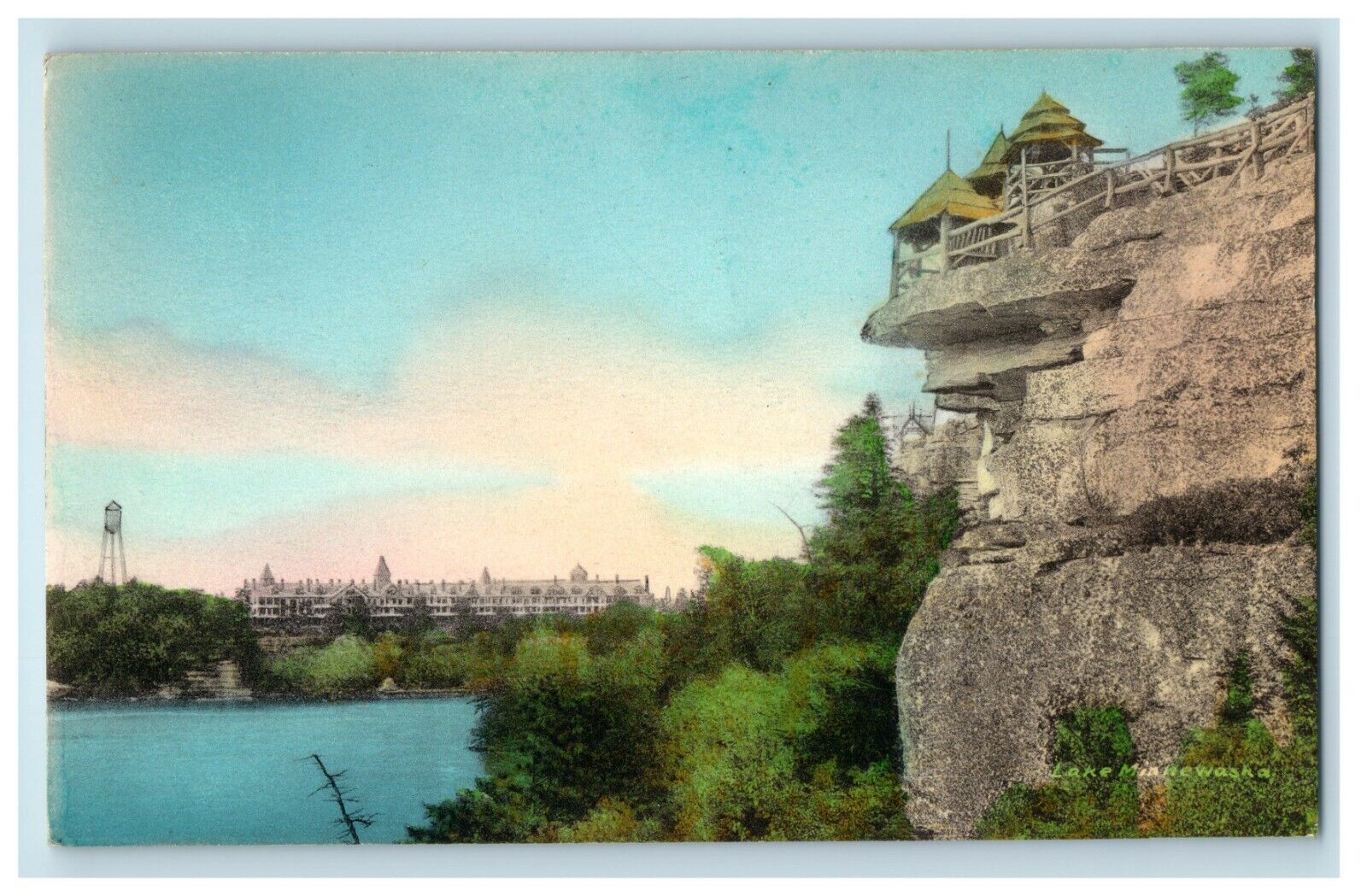 1942 Lake Minnewaska, Ulster County, New York NY Vintage Posted Postcard