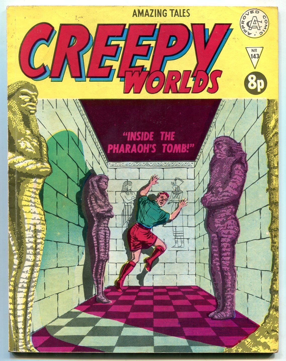 Creepy Worlds--#143----COMIC BOOK--Approved--VG