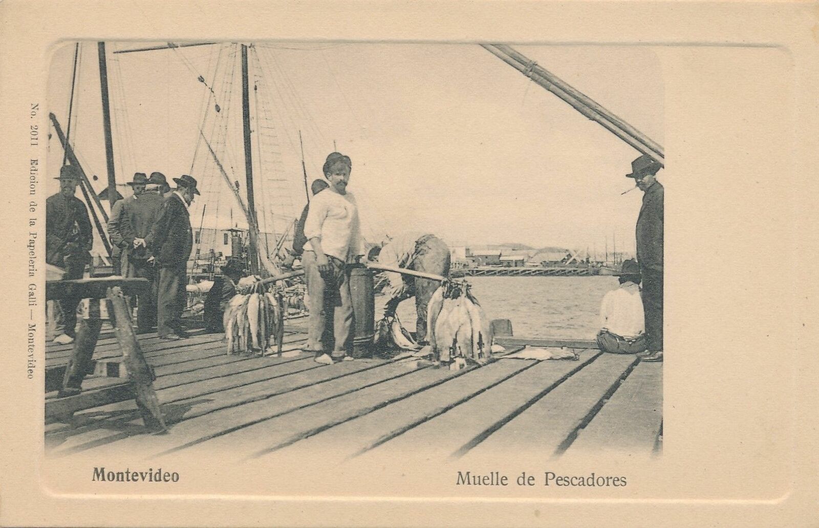 MONTEVIDEO - Muelle de Pescadores - Uruguay - udb (pre 1908)