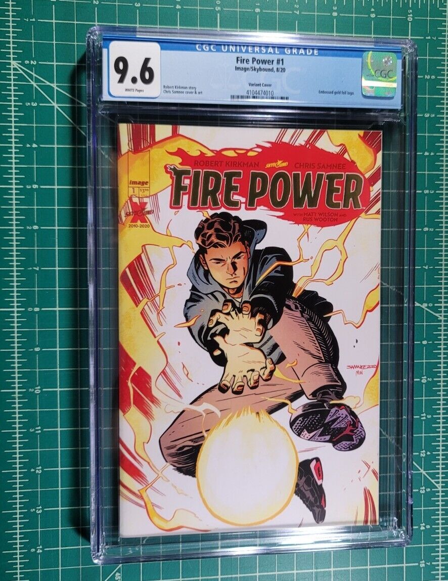 Fire Power #1 (2020) CGC NM 9.6 Gold Foil Variant Image Comics Robert Kirkman 