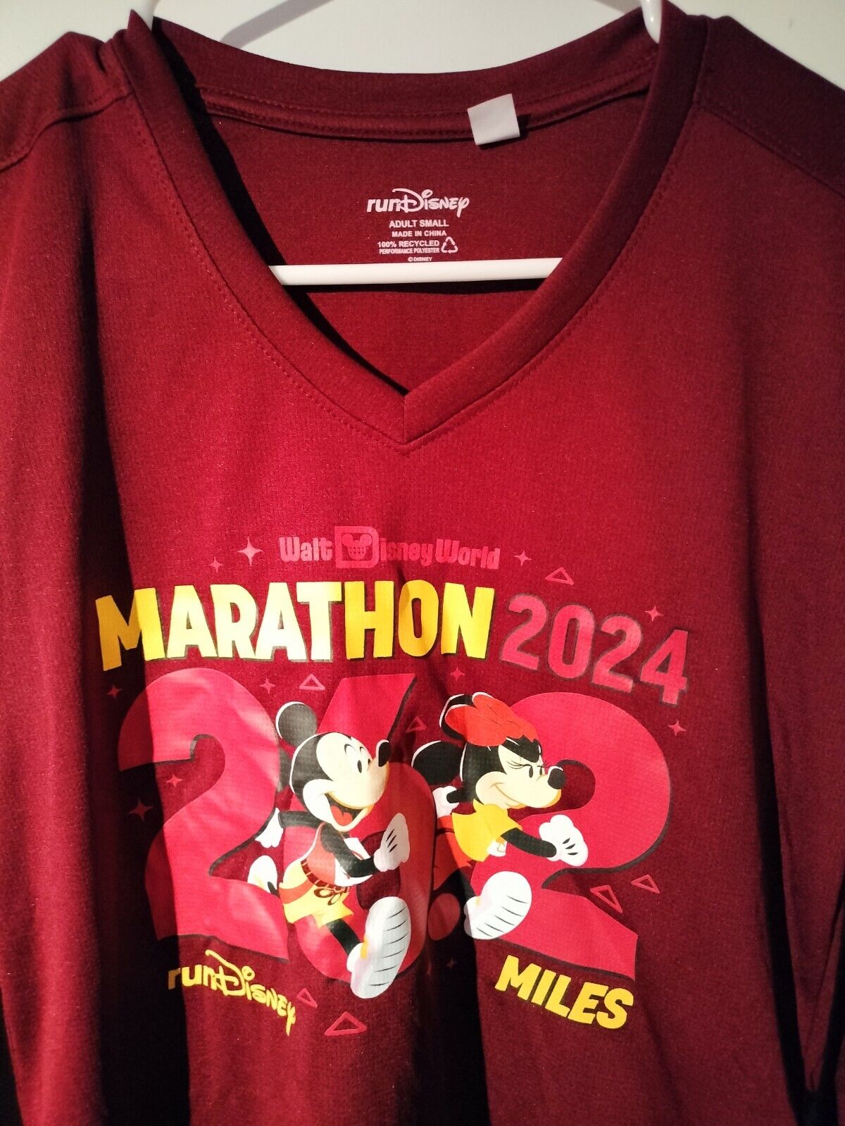 Disney World  Run DisneyMarathon 2024 Women's & Men's T-Shirt Size S-XL NEW