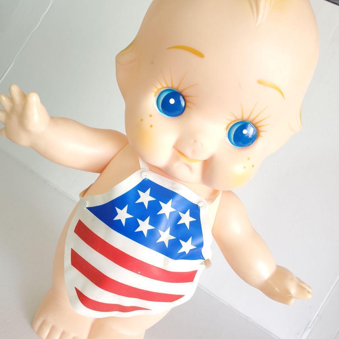 Vintage Kewpie Apron American Flag Doll Showa Retro Toy Collection JPN