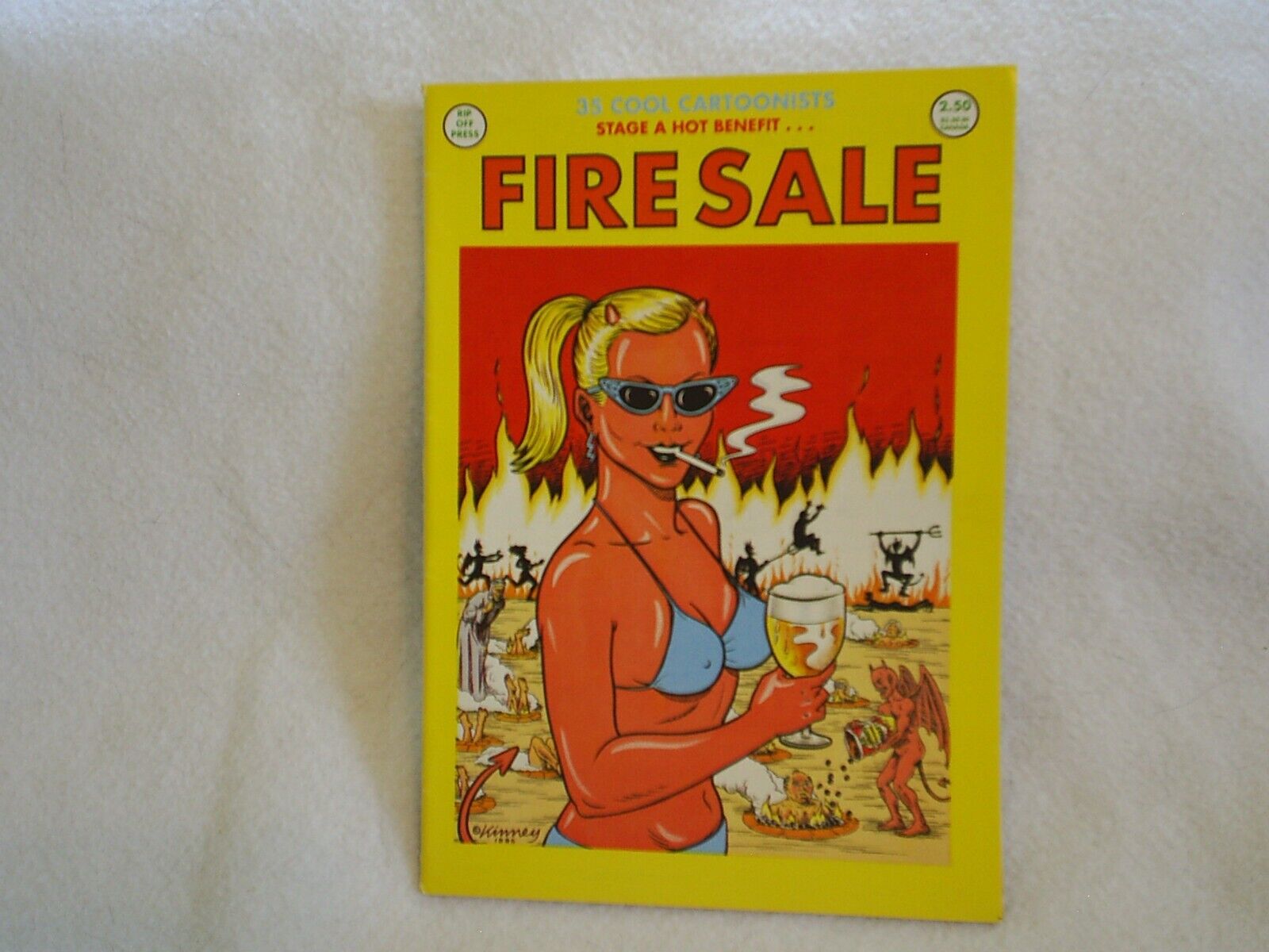 FIRE SALE - 1989- 1st PRINTING - RIP OFF PRESS - LARRY TODD BENEFIT - KINNEY