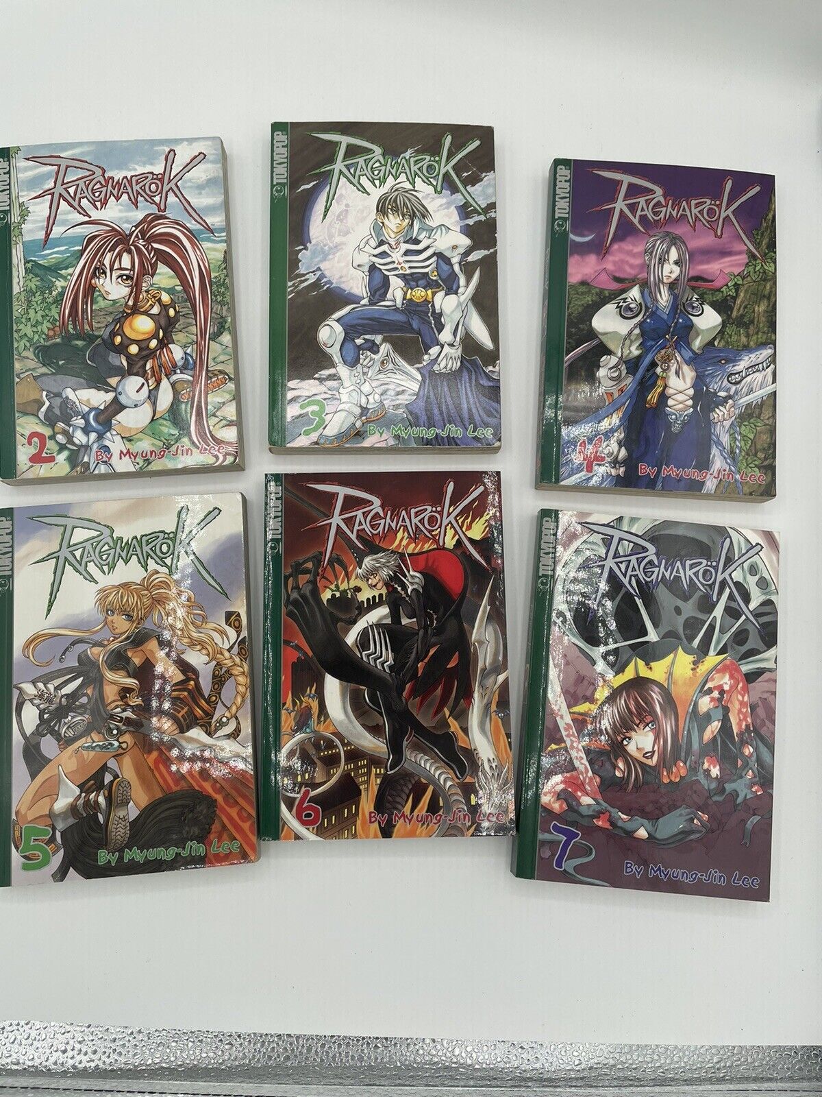 Ragnarok Manga VOLUMES 2-7 English Tokyopop First Printing Graphic Paperbacks