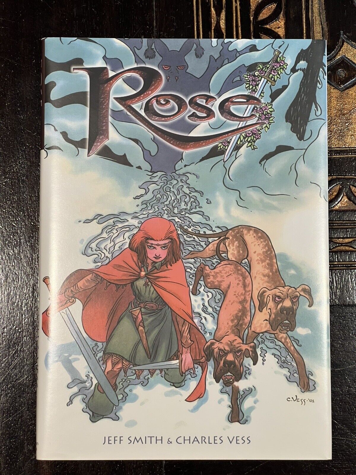 ROSE HC Signed by Jeff Smith with Sketch