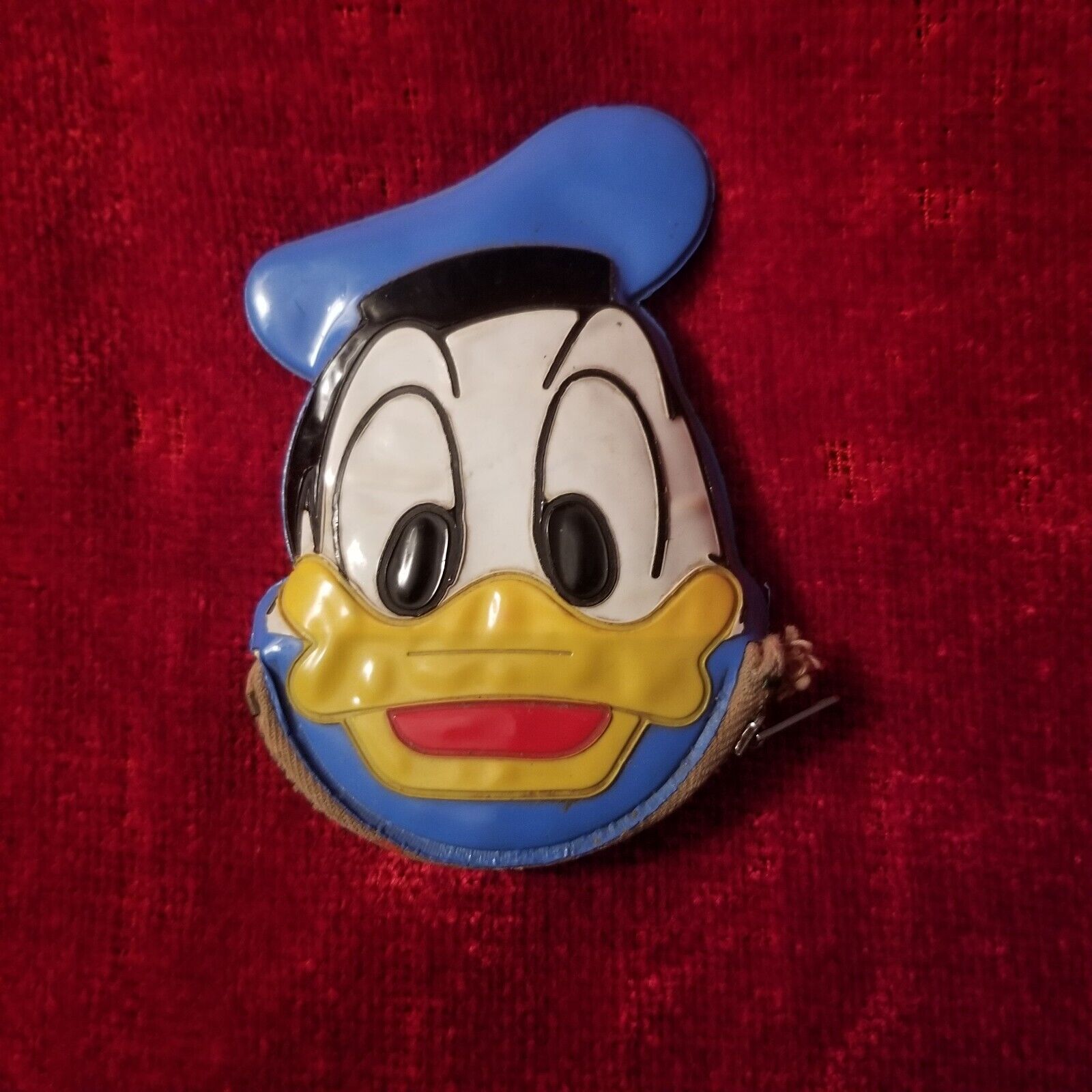 Disneyland Donald Duck Vintage Coin Purse Walt Disney Productions