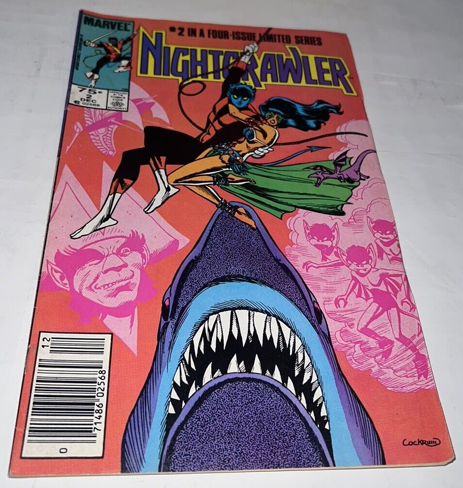 Nightcrawler #2 1985 Marvel Comics Comic Book Newstand Edition Vintage VF/NM