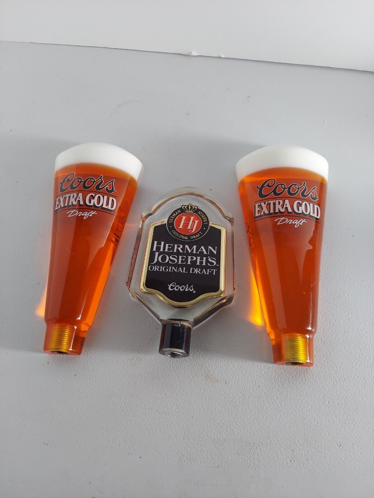 Herman Joseph\'s Origina Draft- 2 Coors X Gold Draft  Beer Taps