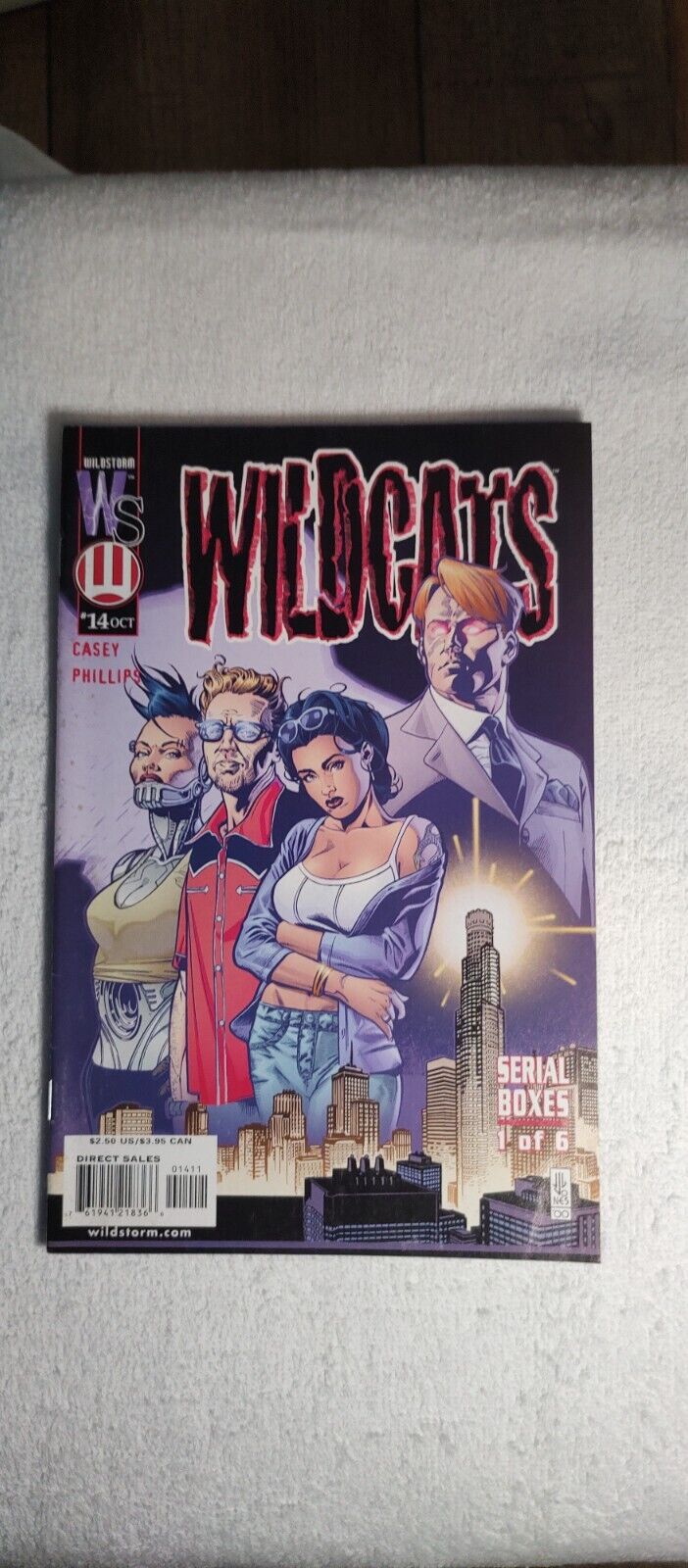 Cb18~comic book~rare wildcats serial boxes 1 of 6 issue #14 Oct