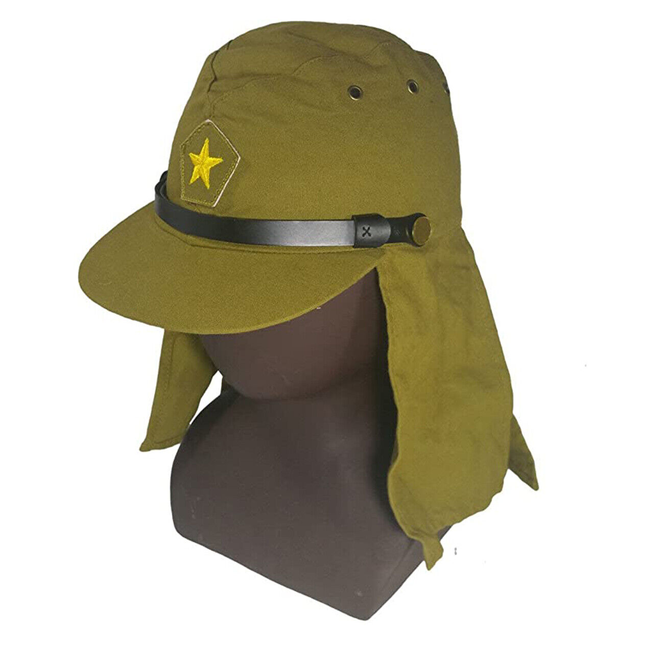 WW2 Japanese Hat with Neck Flap Soldier Reproduction