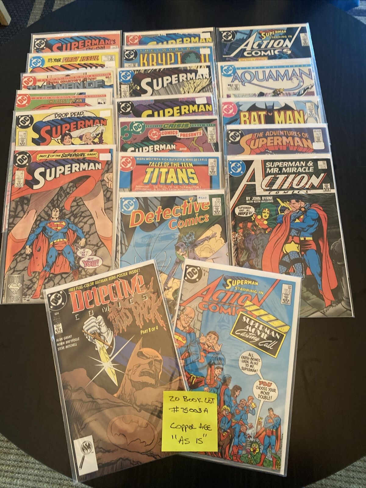 DC Comics Vintage 75c / 20 Book Lot. Various Titles. **Copper Age** Lot# 75003A