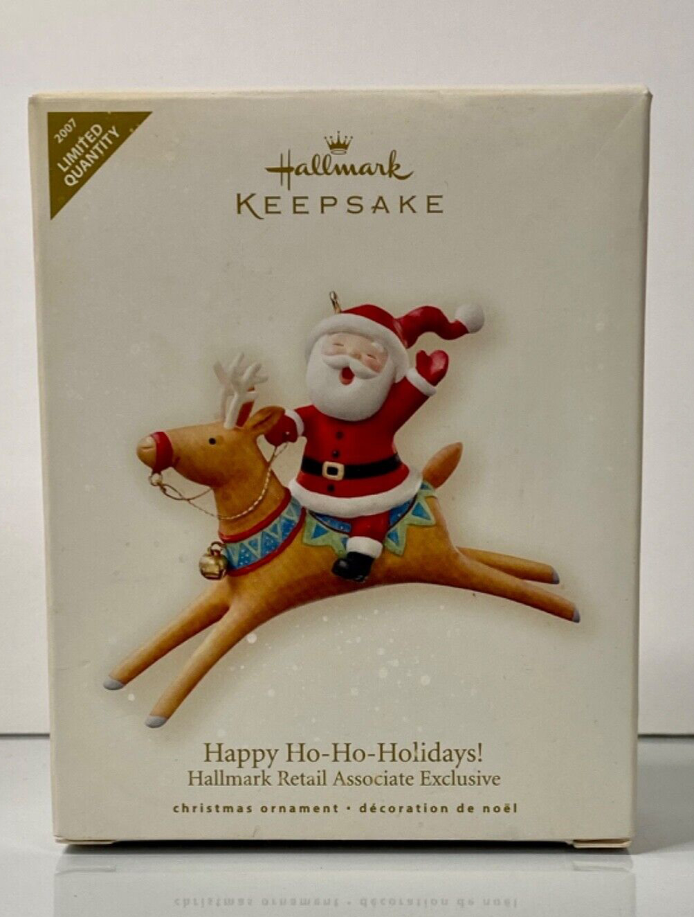 Hallmark Keepsake Ornament Happy Ho Ho Holidays Associate Exclusive 2007