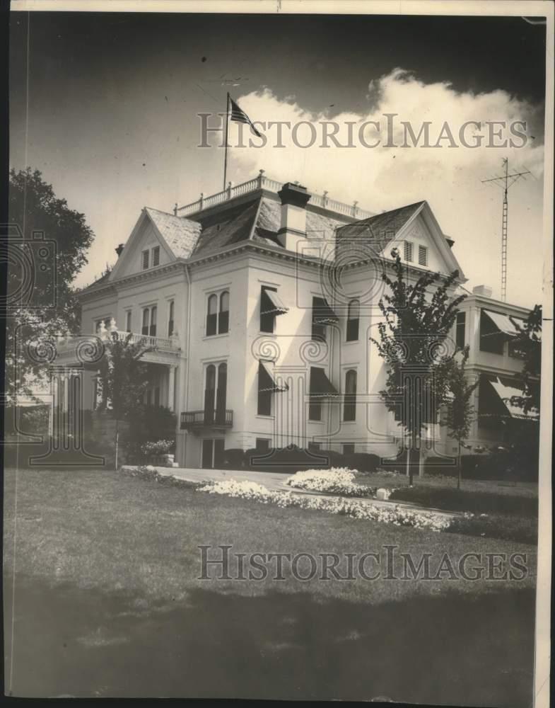 1960 Press Photo This Springfield mansion home of Illinois Governor - lrx14638
