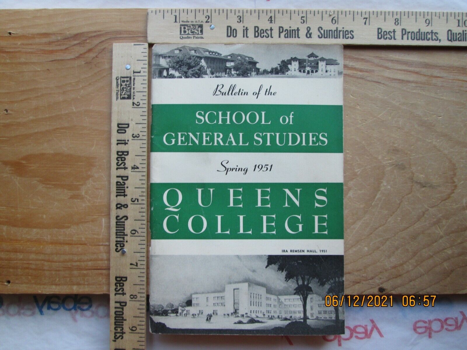 bulletin of the school of general studies queens college spring 1951