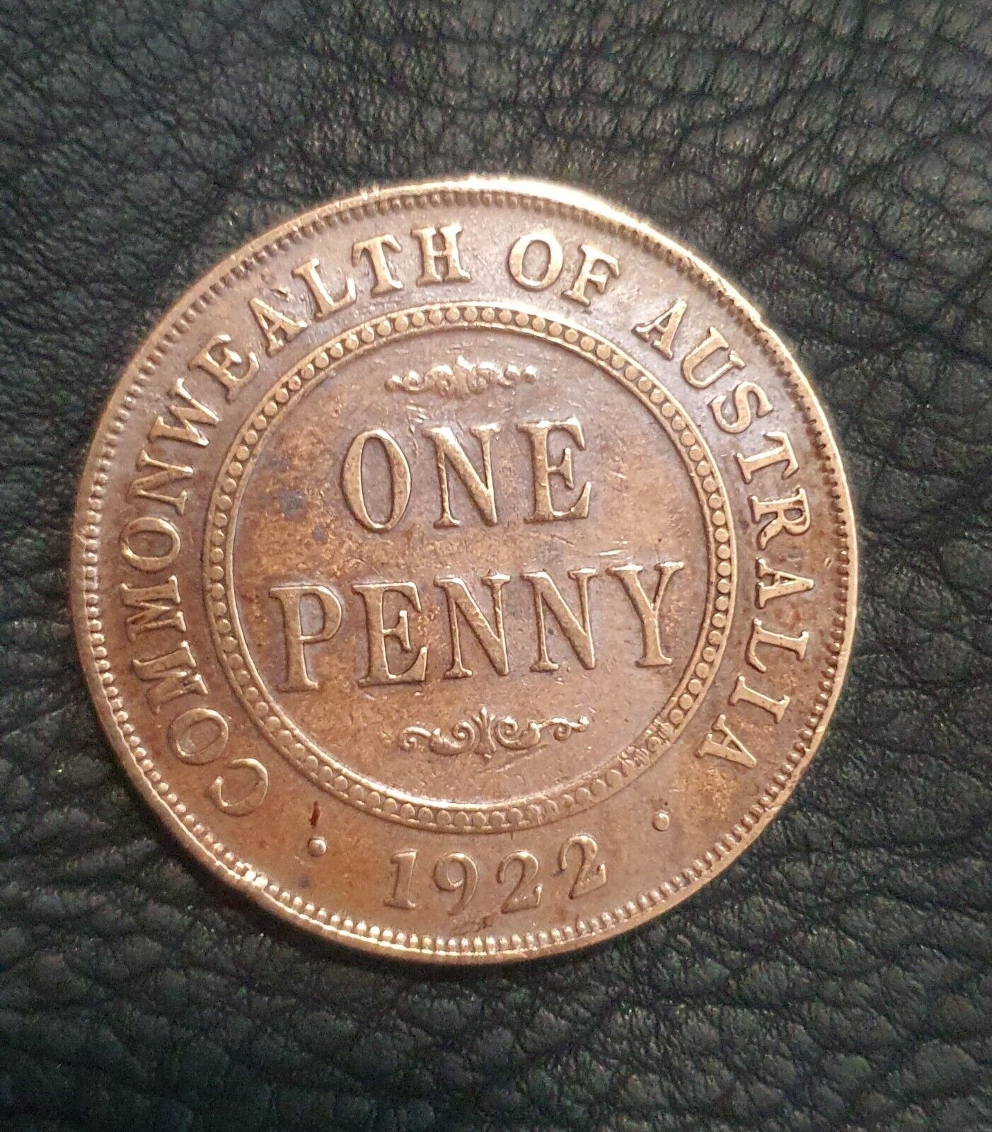 1922 - AUSTRALIA - 1d - ONE PENNY - KING GEORGE V - Cond as pictured