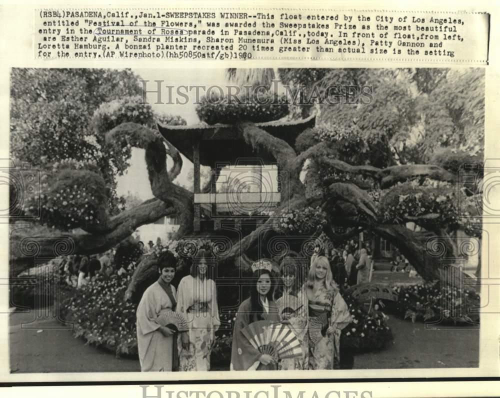 1970 Press Photo Festival of Flowers float in Tournament of Roses parade