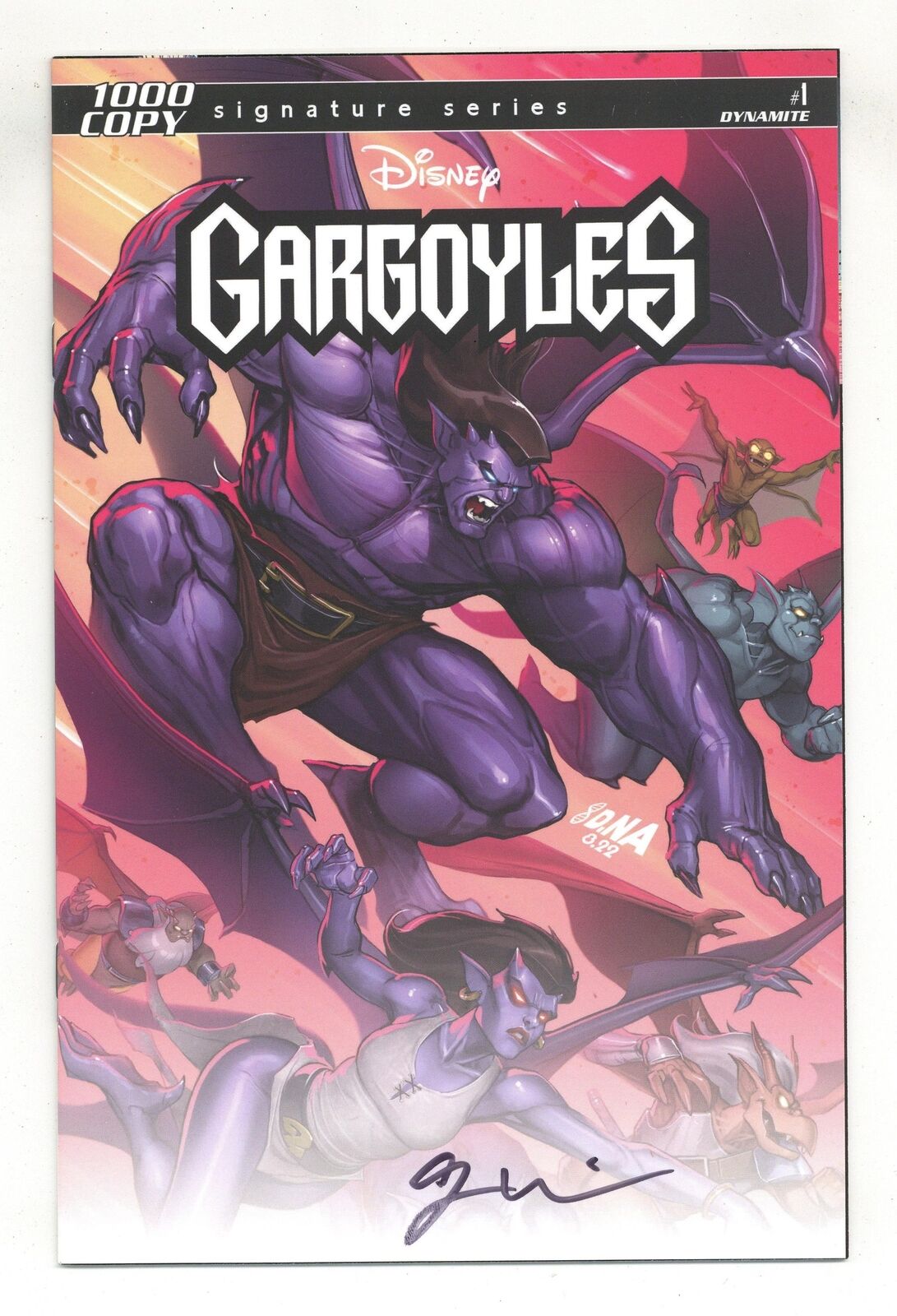 Gargoyles #1 1000 Copy 1:1000 Variant NM- 9.2 2022
