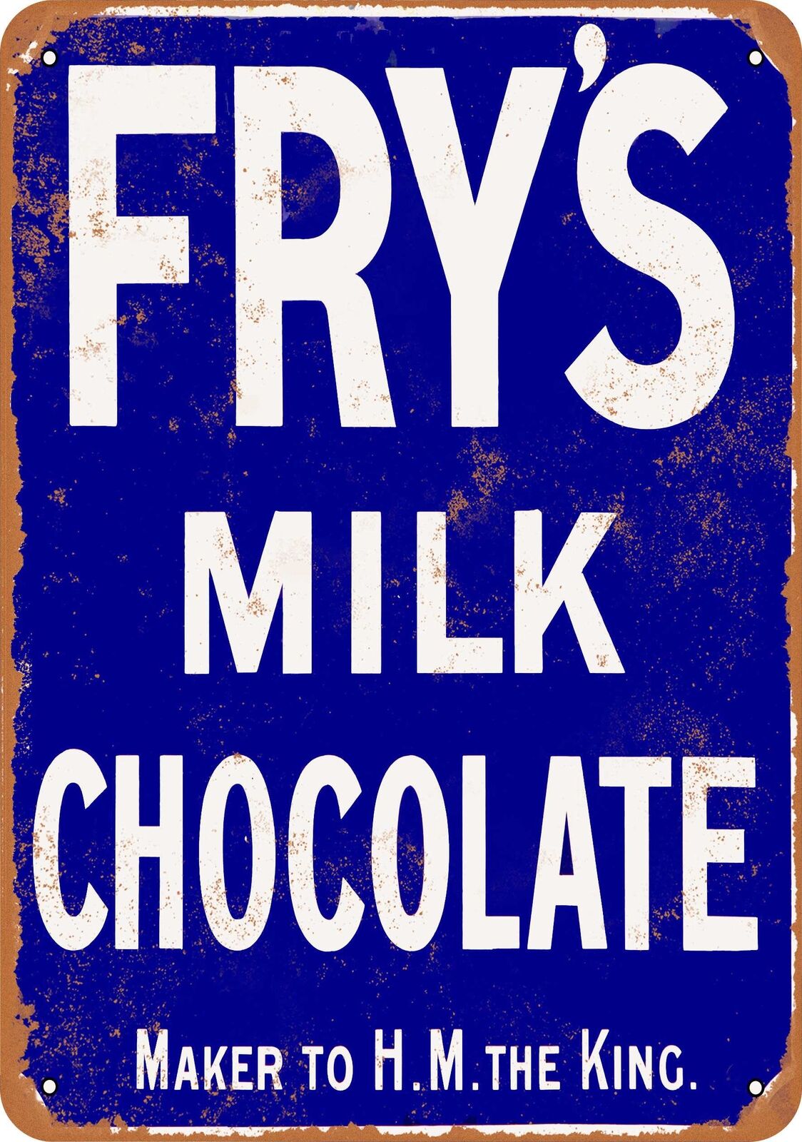 Metal Sign - Fry\'s Milk Chocolate -- Vintage Look